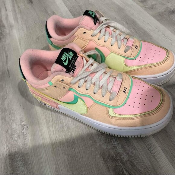 Wmns Air Force 1 Shadow 'Arctic Punch Barely Volt' - Picture 8 of 10
